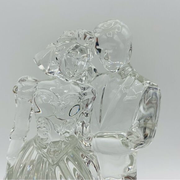 Lenox Wedding Promises Lead Crystal Bride and Groom Couple - Picture 3 of 10